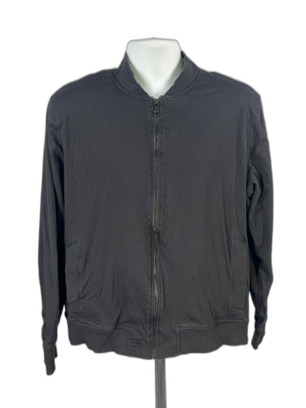 Banana Republic Men's Black Luxury Touch Performance Full Zip Sweatshirt - XL