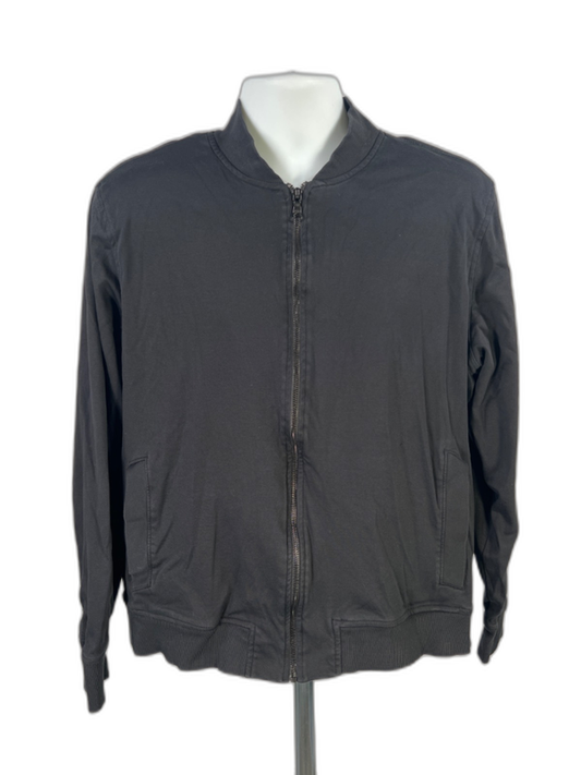 Banana Republic Men's Black Luxury Touch Performance Full Zip Sweatshirt - XL