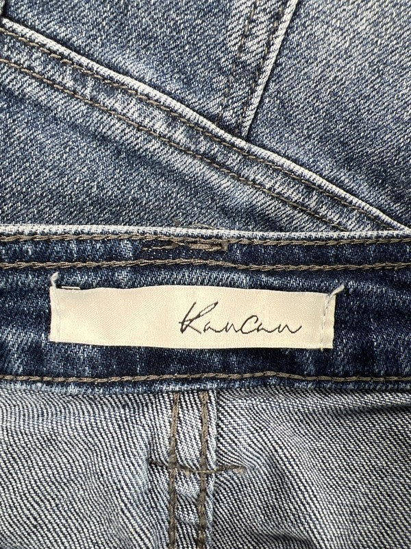 KanCarn Women’s Medium Wash Avery Straight Leg Cargo Jeans - 11/29 image 3
