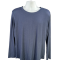 Banana Republic Men's Blue Long Sleeve Crewneck Shirt - XL