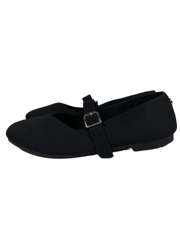 Steve Madden Women's Black Richmond Knit Mary Jane Flats - 7.5 image 5