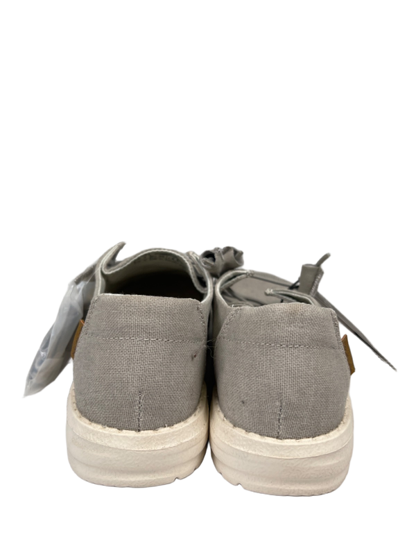 Hey Dude Women's Gray Canvas Wendy Slip On Shoes - 7 image 4