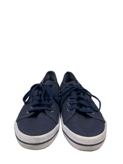 Keds Women's Navy Blue/White Canvas Kickstart Lace Up Sneakers - 6.5 image 2