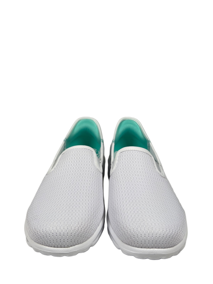 Skechers Women's White Go Walk Travel Fiji Slip On Walking Shoes - 8.5 image 3