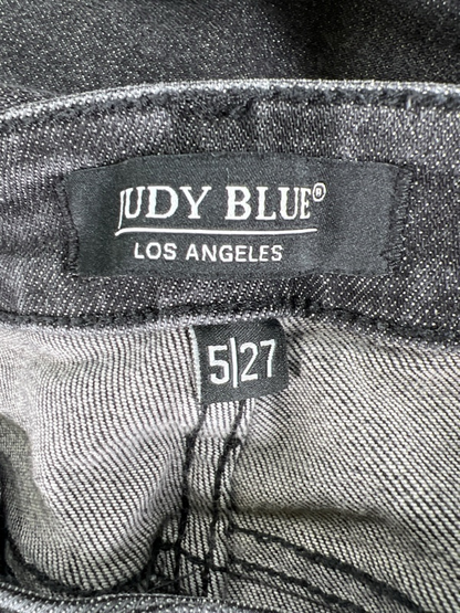 Judy Blue Women's Black Distressed Skinny Fit Jeans - 5/27 image 3