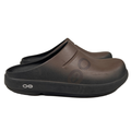 OOFOS Women's Brown Slip On Comfort Walking Clogs - 9