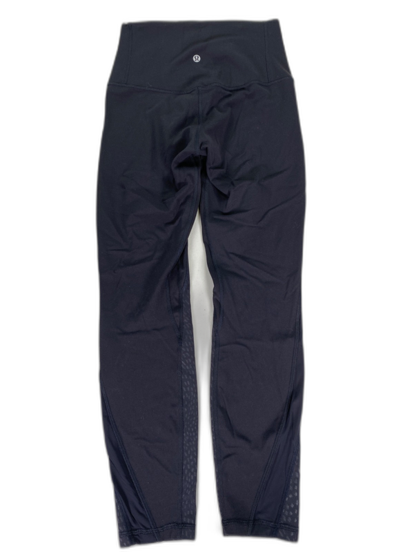 Lululemon Women's Black Nulu Mesh Cropped Athletic Pants - 6 image 2