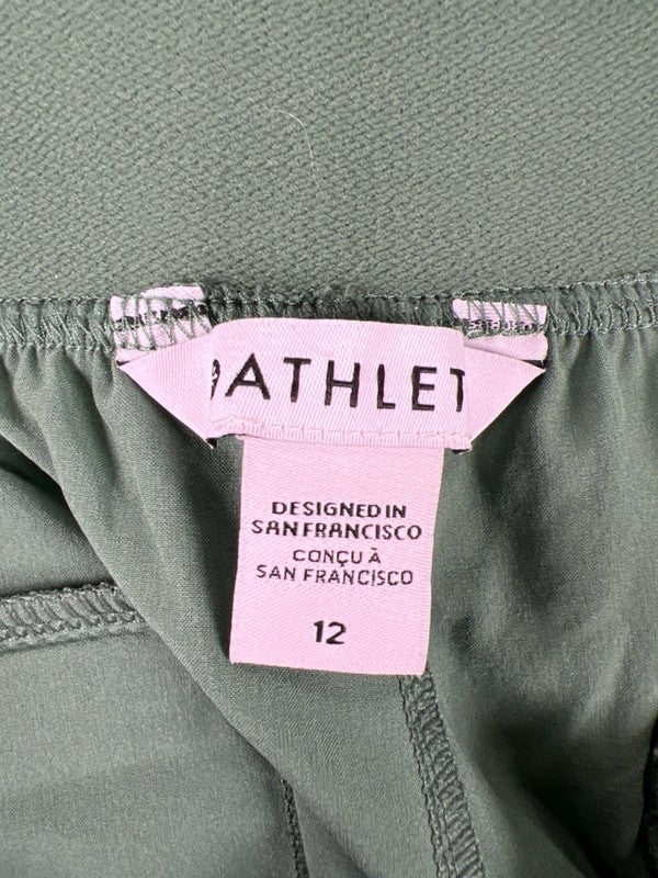 Athleta Women's Green Pull On Vienna Cargo Relaxed Fit Pants - 12 image 3
