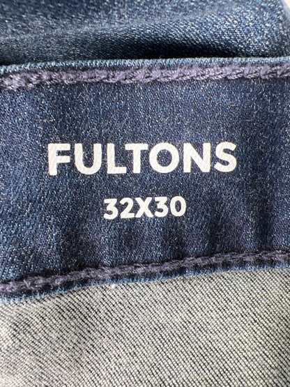 Mugsy Men's Dark Wash Fultons Denim Jeans - 32x30 image 4