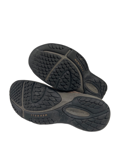 Merrell Women's Gray/Taupe Ortholite Encore SIdestep Slide On Mules - 7 image 8