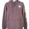 Carhartt Women's Purple Relaxed Fit Pullover Sweatshirt - XS