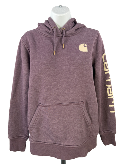 Carhartt Women's Purple Relaxed Fit Pullover Sweatshirt - XS