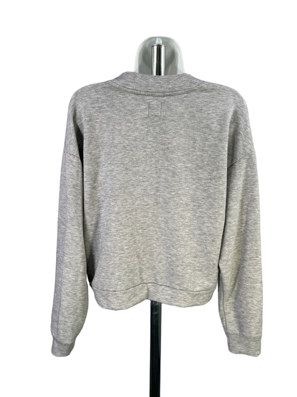 Gap Women's Gray Cloudlight V Neck Long Sleeve Button Up Cardigan Sweater - S image 2