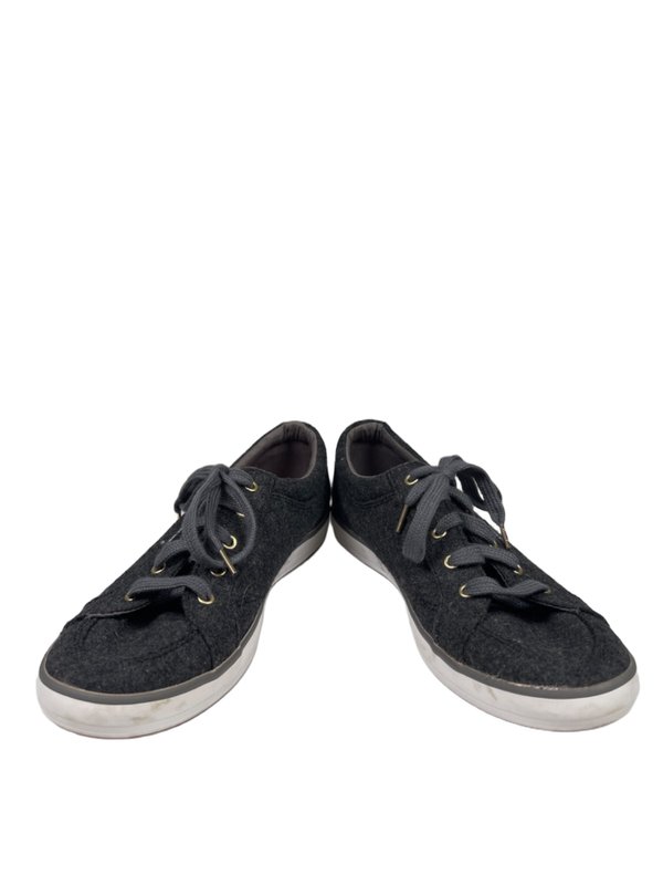 Keds Women's Gray Center Slub Oxford Lace Up Sneakers - 7 image 6
