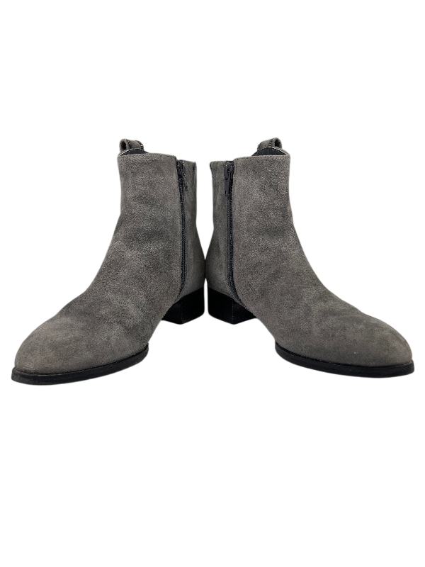 Vaneli Women's Gray Suede Side Zip Ankle Boots - 5 image 6