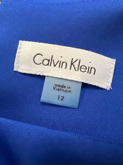 Calvin Klein Women's Blue Sleeveless Sheath Dress - 12 image 3