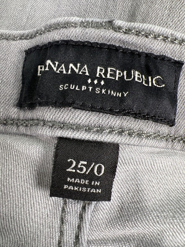 Banana Republic Women's Gray Sculpt Skinny Denim Jeans - 0 image 3