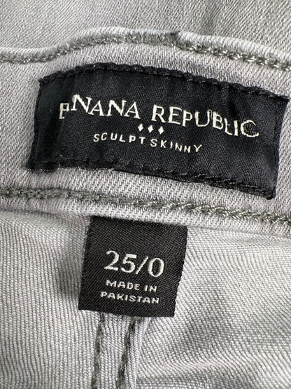 Banana Republic Women's Gray Sculpt Skinny Denim Jeans - 0 image 3