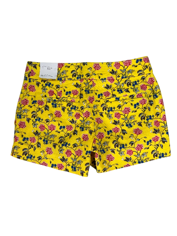 LOFT Women's Yellow Floral The Riviera 4in Shorts - 00 image 2