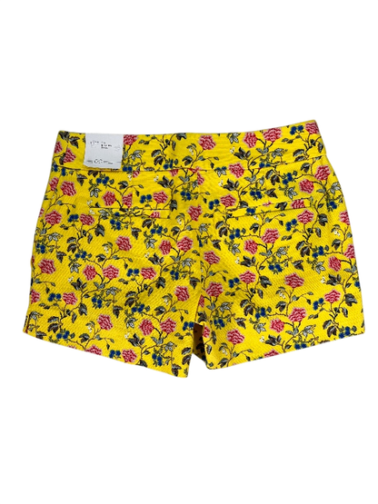 LOFT Women's Yellow Floral The Riviera 4in Shorts - 00 image 2