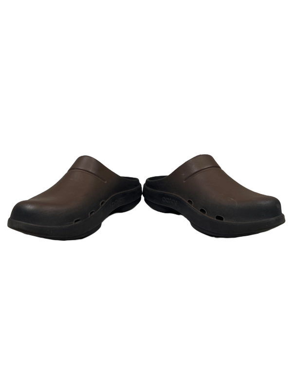 OOFOS Women's Brown Slip On Comfort Walking Clogs - 9 image 6