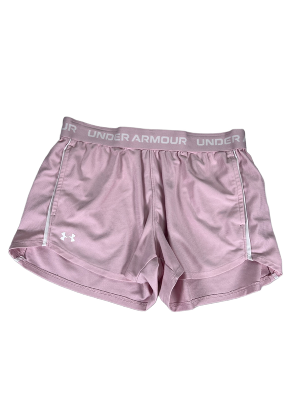 Under Armour Women's Pink Tech Play Up Athletic Shorts - S