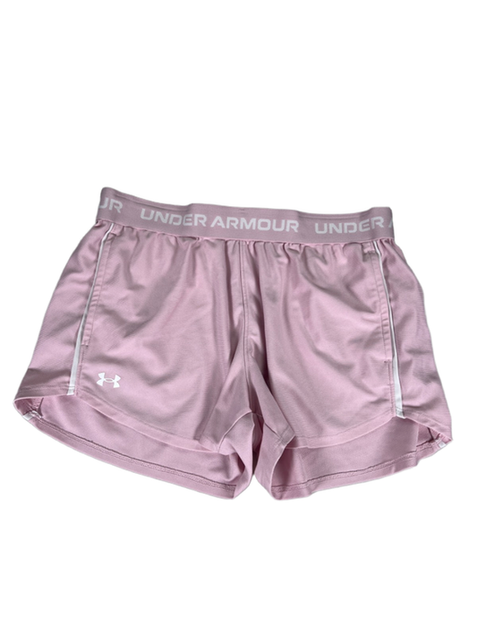 Under Armour Women's Pink Tech Play Up Athletic Shorts - S