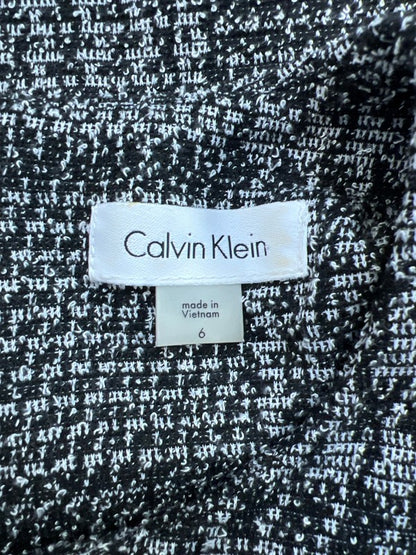 Calvin Klein Women’s Black/White 3/4 Bell Sleeve Sweater Dress - 6 image 3