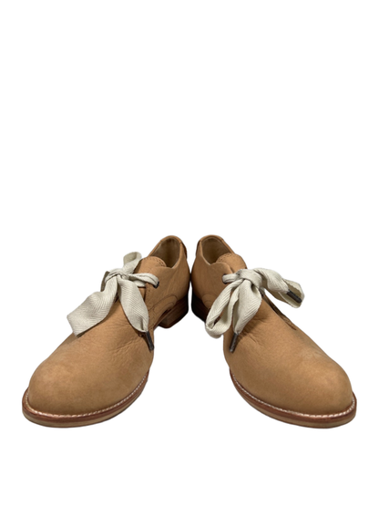 Caterpillar CAT Women's Tan Leather Cut Out Oxford Shoes - 8.5 image 6