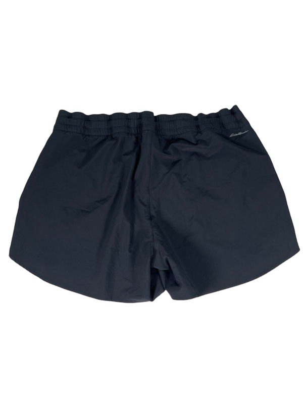 Eddie Bauer Women's Black Tie Waist Unlined Activewear Shorts - L image 2