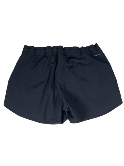 Eddie Bauer Women's Black Tie Waist Unlined Activewear Shorts - L image 2