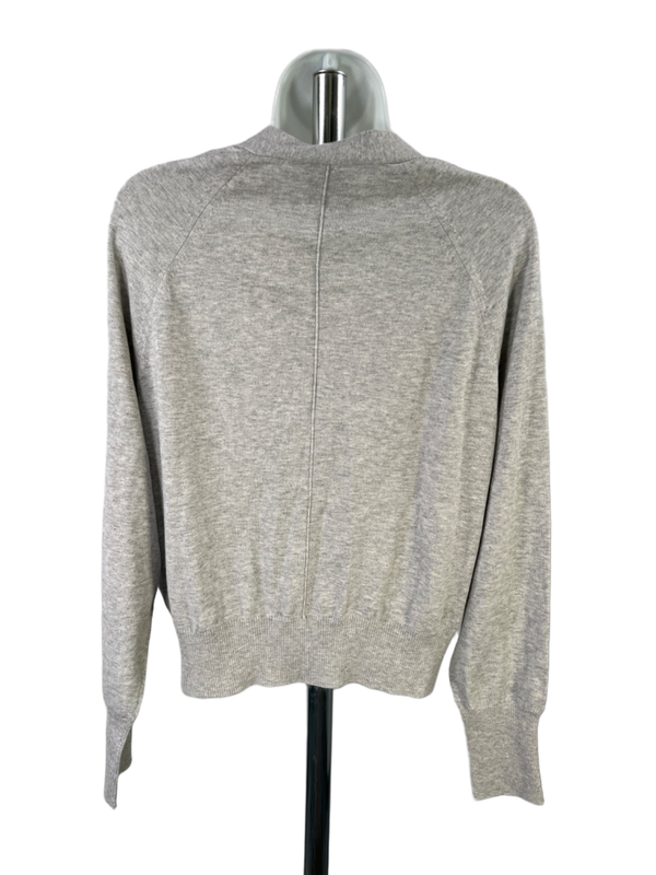 Allude Women’s Gray Long Sleeve Button Up Cashmere Blend Cardigan Sweater - M image 2