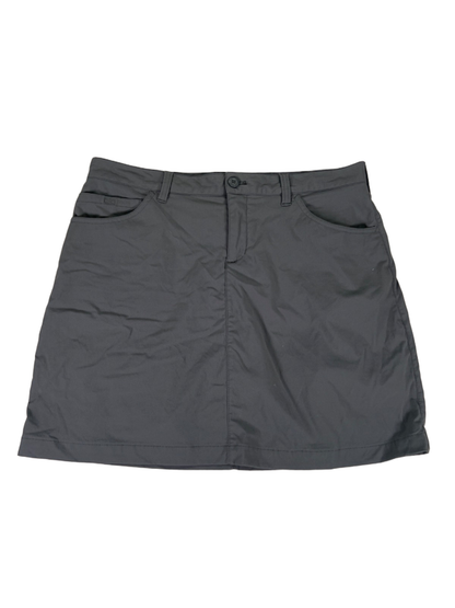 Eddie Bauer Women's Gray Lined Acitve Skort - 8