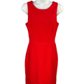 J.Crew Women's Red Sleeveless Sheath Dress - 0