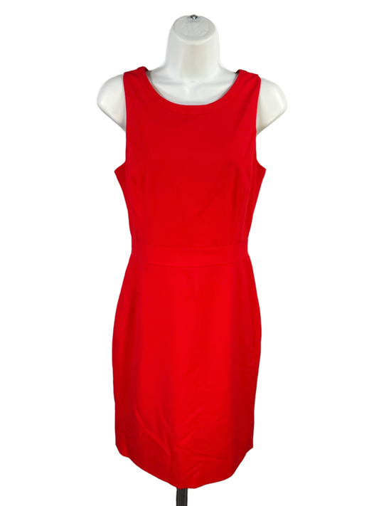 J.Crew Women's Red Sleeveless Sheath Dress - 0