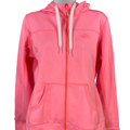 The North Face Women's Bright Pink Fleece Lined Full Zip Sweatshirt Jacket - S