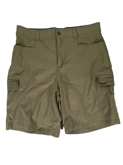 Orvis Men's Green Lightweight Tech Cargo Shorts - 36