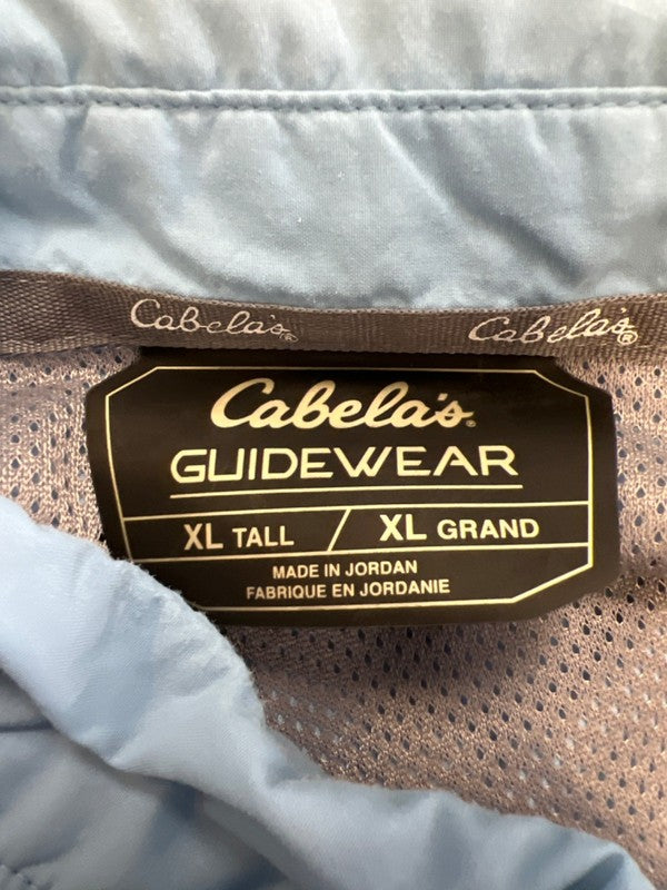 Cabela's Guidewear Men's Blue Vented Long Sleeve Fishing Shirt - XL Tall image 3