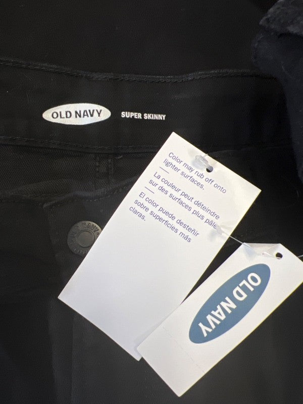 Old Navy Women's Black Super Skinny Denim Jeans - 16 image 3