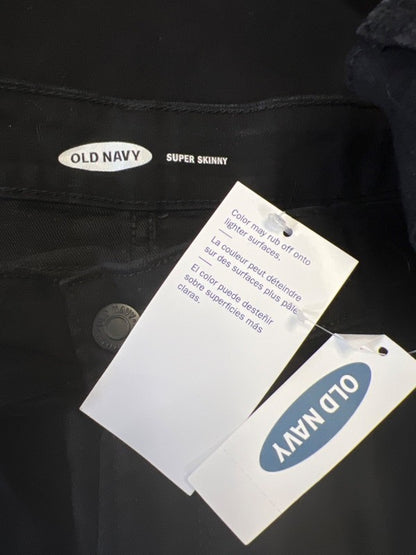 Old Navy Women's Black Super Skinny Denim Jeans - 16 image 3