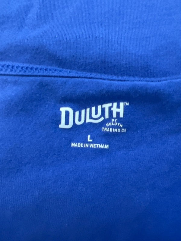Duluth Trading Women's Blue Basic Sleeveless Shirt  - L image 3