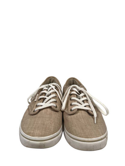 Vans Women's Tan Canvas Atwood Low Top Lace Up Sneakers - 6.5 image 2