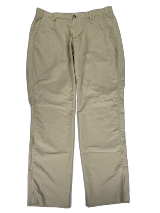 Under Armour Men's Tan Athletic Golf Pants - 38