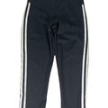 Adidas Women's Black/White Striped Climalite Pull On Cropped Training Tights - M