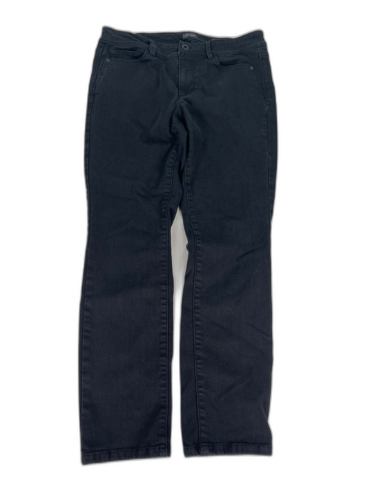 J.Jill Women's Black Authentic Fit Slim Ankle Denim Jeans - 8