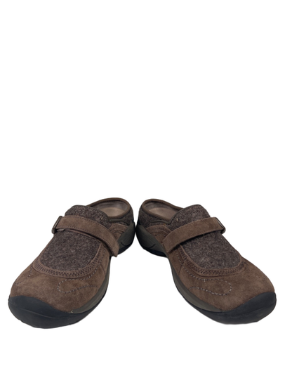 Merrell Women's Gray/Taupe Ortholite Encore SIdestep Slide On Mules - 7 image 6