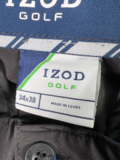 Izod Golf Men's Black Lightweight Active Golf Pants - 34X30 image 3