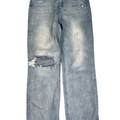 Vervet Flying Monkey Women's Light Wash Ripped Ankle Skinny High Rise Jeans - 31