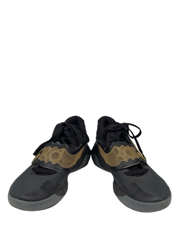 Nike Men's Black/Yellow Metallic KD Trey 5 X Lace Up Basketball Sneakers - 8 image 6