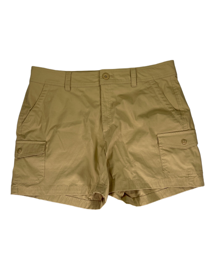 Eddie Bauer Women's Beige Cargo Pocket Hiking Shorts - 14